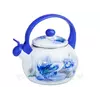 Чайник эмалированный 2,2л ZAUBERG 10/L BLUE Орхидея