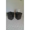 Набор аксессуаров для ванной 392 черный мрамор