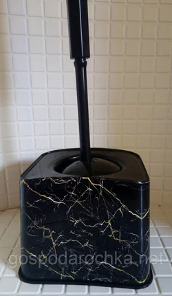Туалетный комплект Elif Черный мрамор Elif Plastik