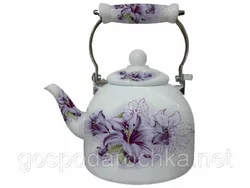 Чайник эмалированный 2 л  6/L  Violet Handle Zauberg