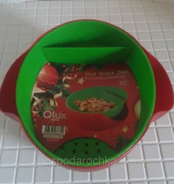QLUX MIX Салатник/дуршлаг пластик  661-1