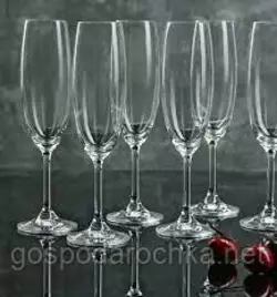 Набор бокалов для шампанского Bohemia Lara 220 мл х 6 шт (40415/220)