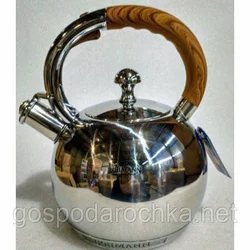 Чайник со свистком Bohmann BH 8052 wood 3,0 л.