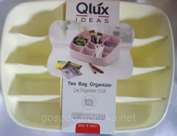 Органайзер пластиковый для чая 22х17х8 см Qlux  L-534