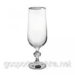 Набор бокалов для шампанского Bohemia Claudia 6 шт х 180 мл (40149/180)