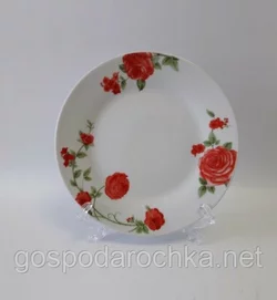 Тарелка круглая 8  Коралловая роза 17-045 Санни