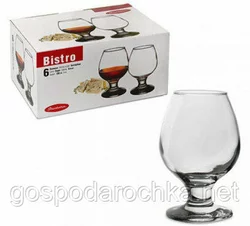 Набор бокалов для коньяка, бренди Bistro Pasabahce 250мл 44483