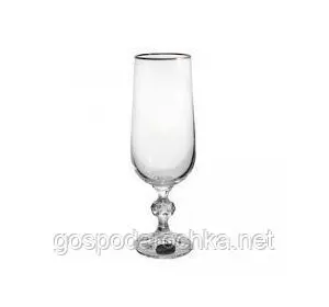 Набор бокалов для шампанского Bohemia Claudia 6 шт х 180 мл (40149/180)